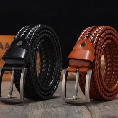 Ceinture tressée homme​ 