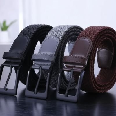 Ceinture tressée homme​ 